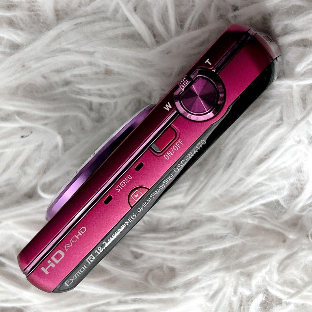 SONY cyber-shot DSC-WX170 ピンク 液晶キズなし