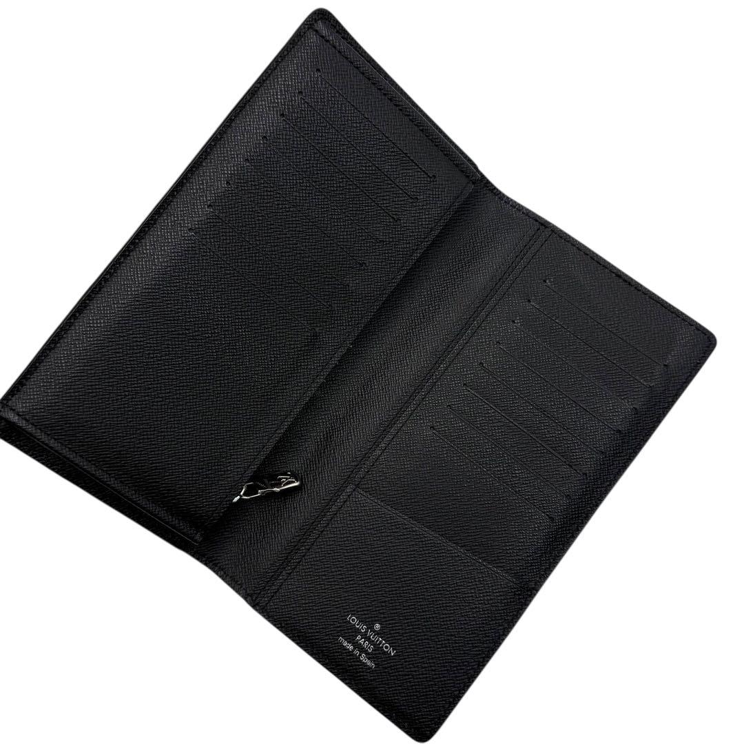 6155 美品 ルイヴィトン×シュプリーム エピ ブラザ 23AW 長財布 黒色