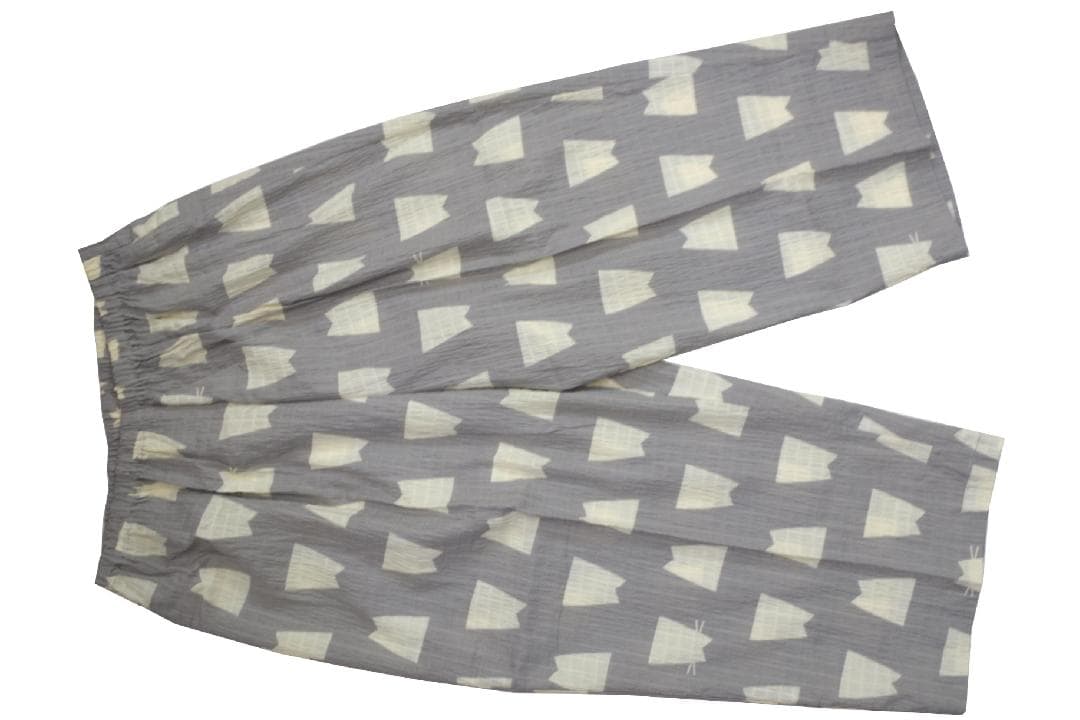 【新品】マタノアツコ/ワコール　春夏シャーリングパジャマ（M)　ひょっこり黒猫