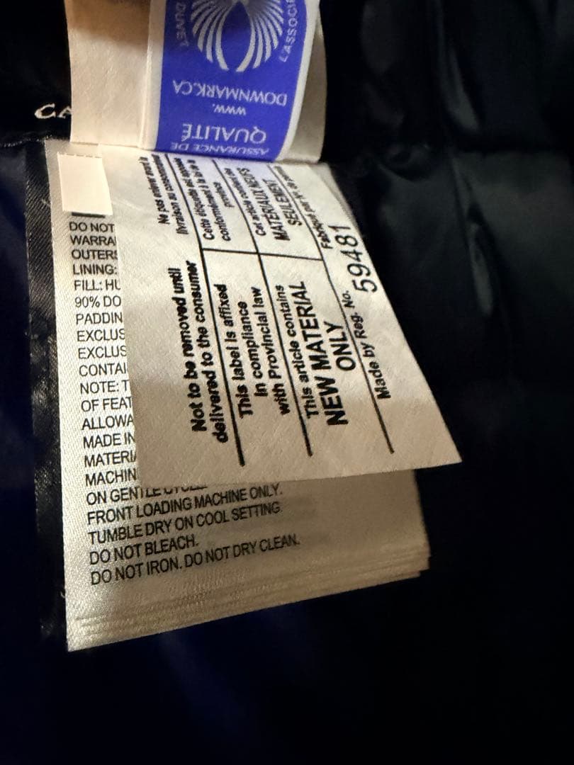 青*空様 カナダグース　ロッジフーディ　ダウン　パッカブル　国内正規品　Sサイズ
