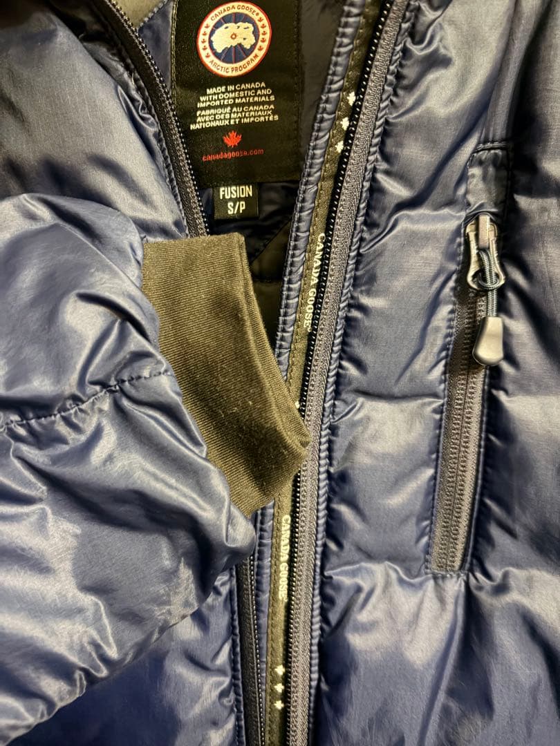 青*空様 カナダグース　ロッジフーディ　ダウン　パッカブル　国内正規品　Sサイズ