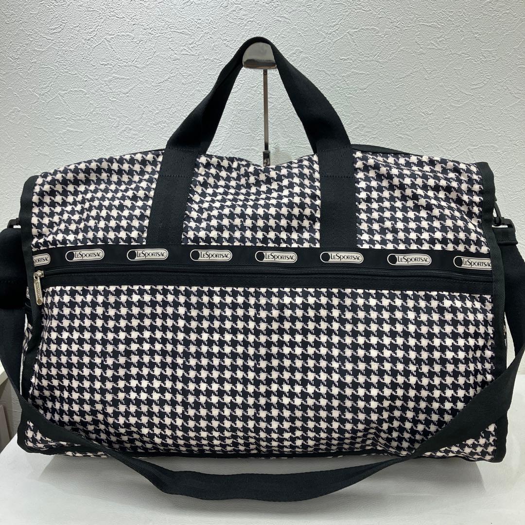 1880 良品 LeSportsac ボストンバッグ 2way 千鳥柄