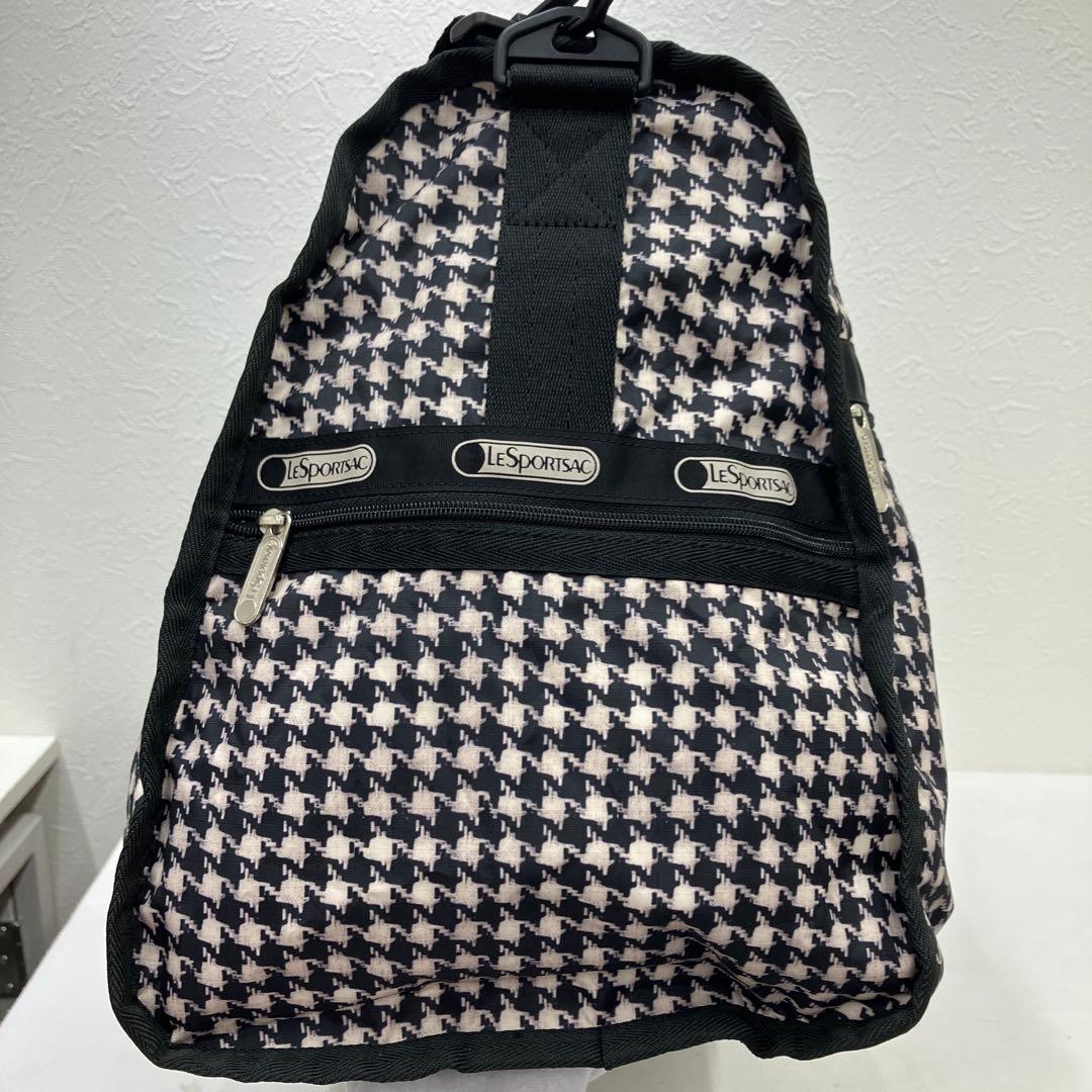 1880 良品 LeSportsac ボストンバッグ 2way 千鳥柄