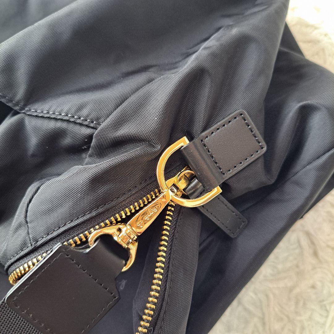 【極美品】【agnes b.】FT03‐03 2Wayボストンバッグ　チャーム付