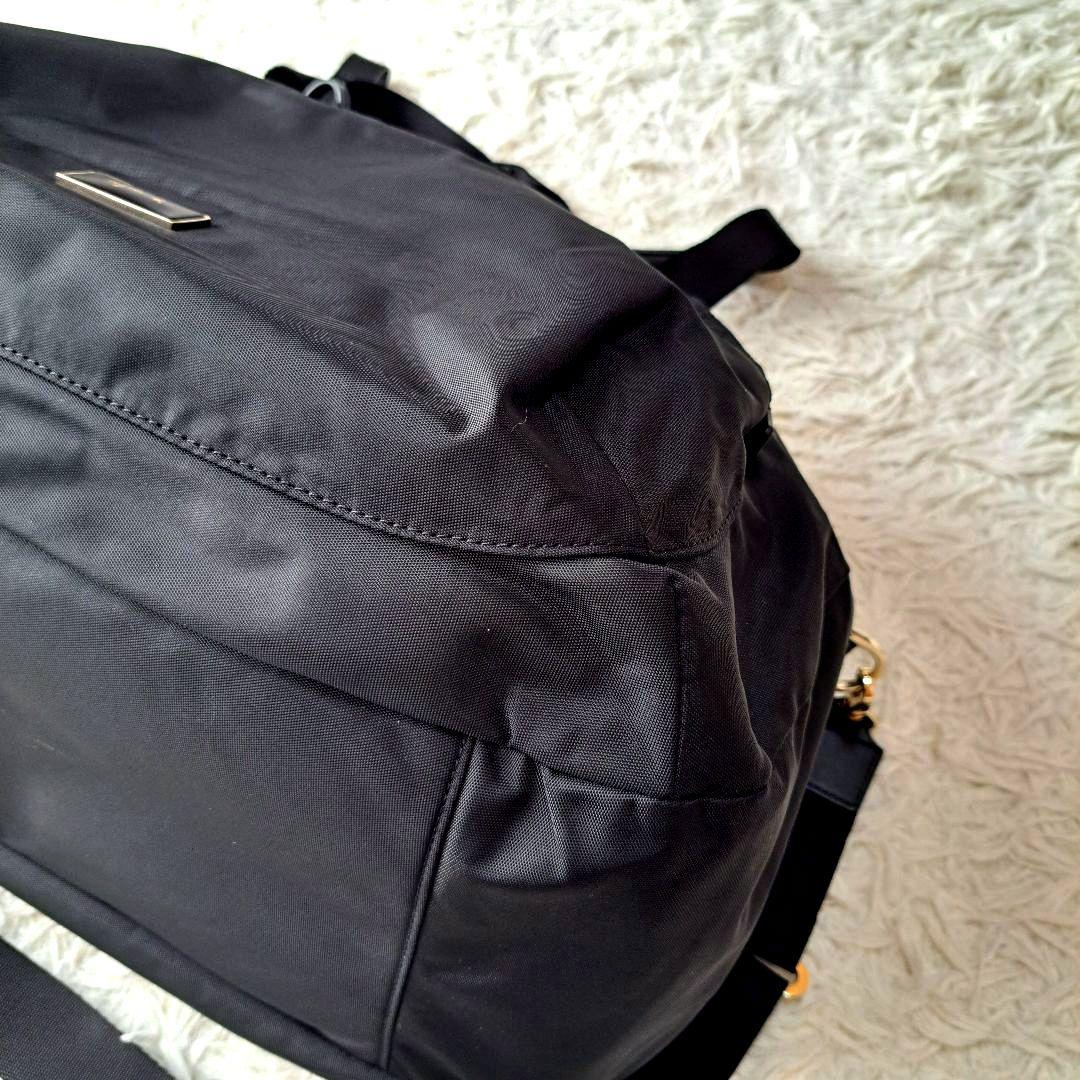 【極美品】【agnes b.】FT03‐03 2Wayボストンバッグ　チャーム付