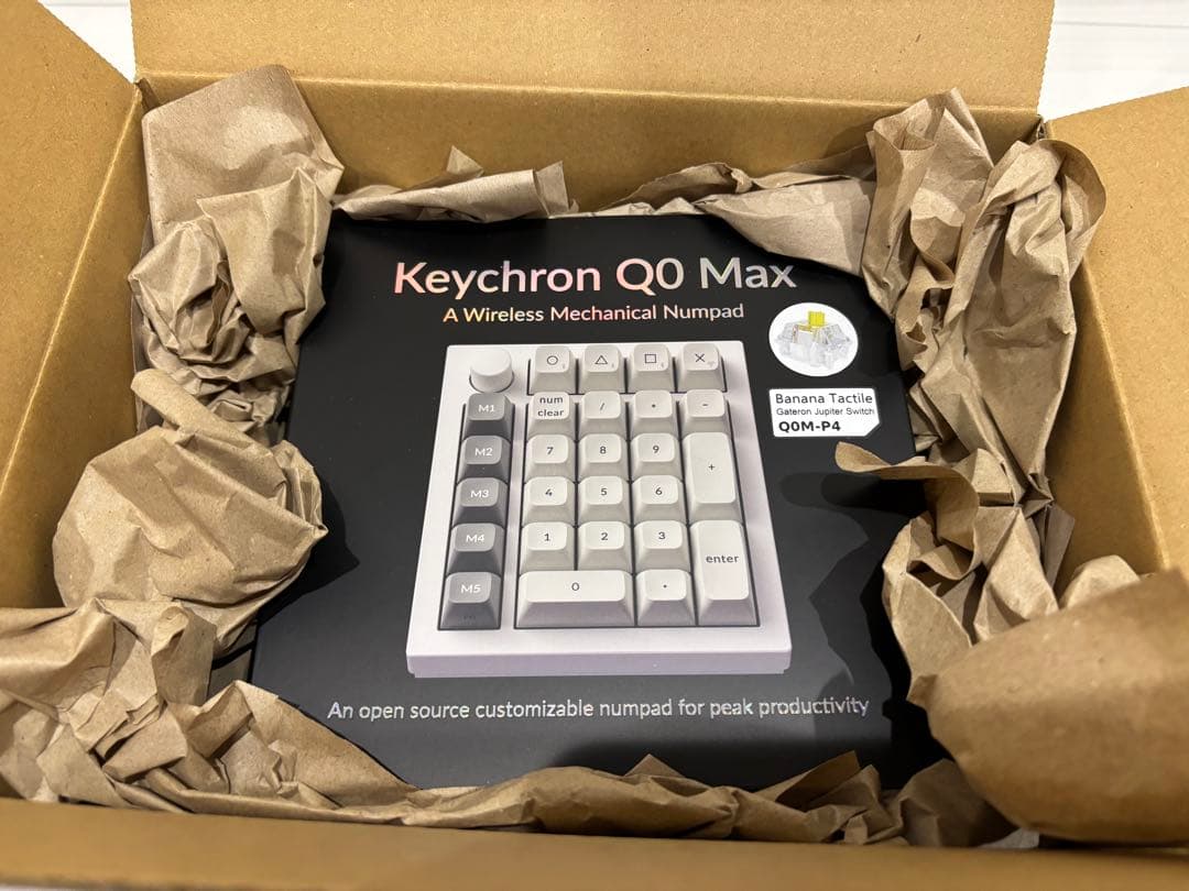 キークロン バナナ軸Keychron Q0 Max QMK 黄軸