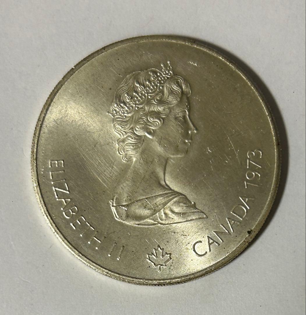 カナダ　モントリオールオリンピック　1976年記念銀貨　4枚セットケースなし