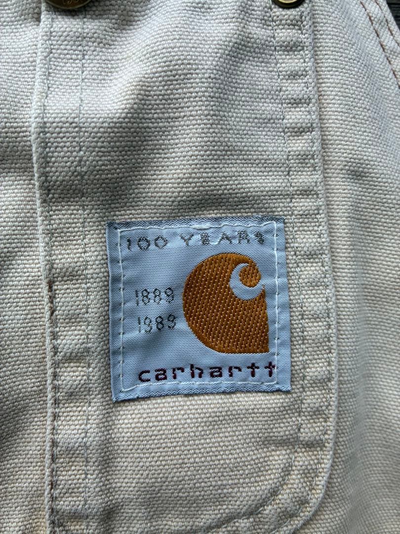 マ*ワ様 Carhartt 89年製　ダブルニー グレー　オーバーオール　USA