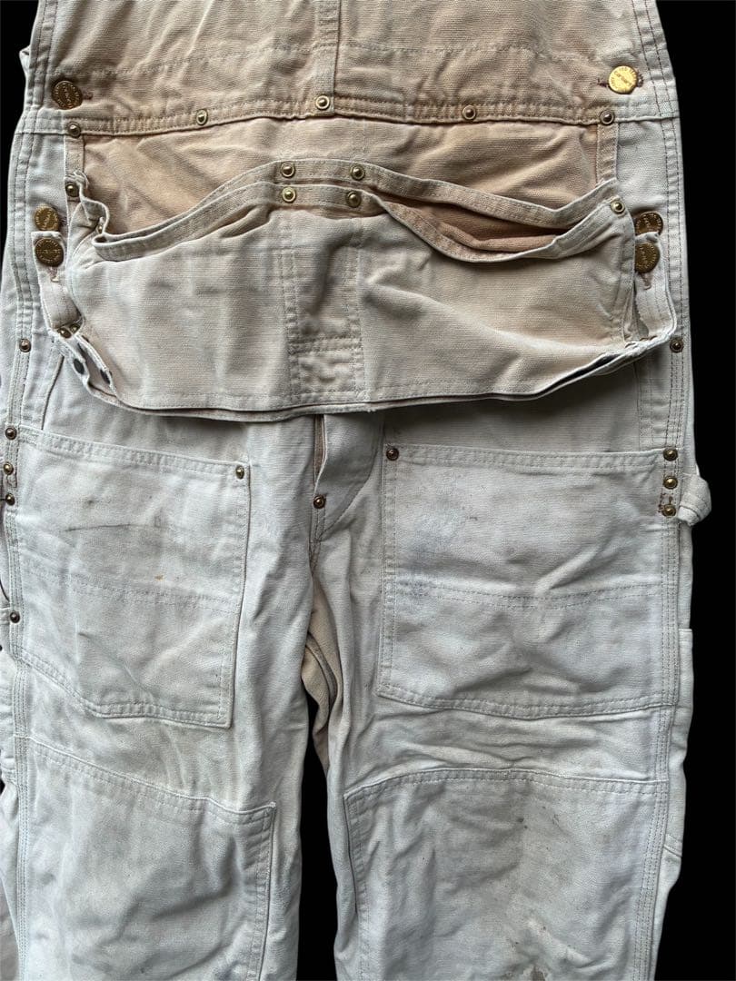 マ*ワ様 Carhartt 89年製　ダブルニー グレー　オーバーオール　USA