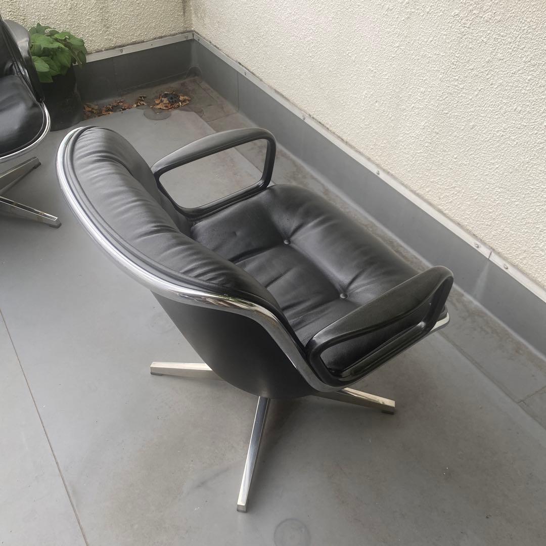 激レアknoll ポロックチェア極初期71スイーベルラウンジ　検ハーマンミラー