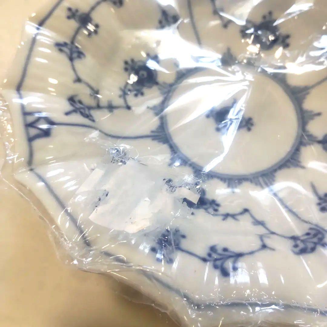 新品 ロイヤルコペンハーゲン ブルーフルーテッド シェルディッシュ