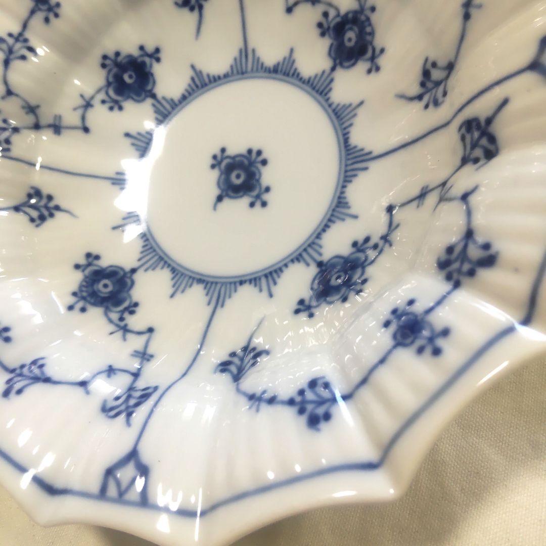 新品 ロイヤルコペンハーゲン ブルーフルーテッド シェルディッシュ