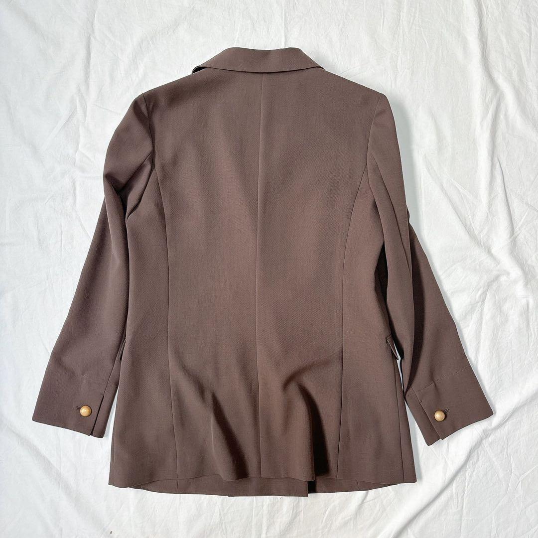 AOKI 2wayストレッチ トロピカルジャケット パンツ 茶 セットアップ 9