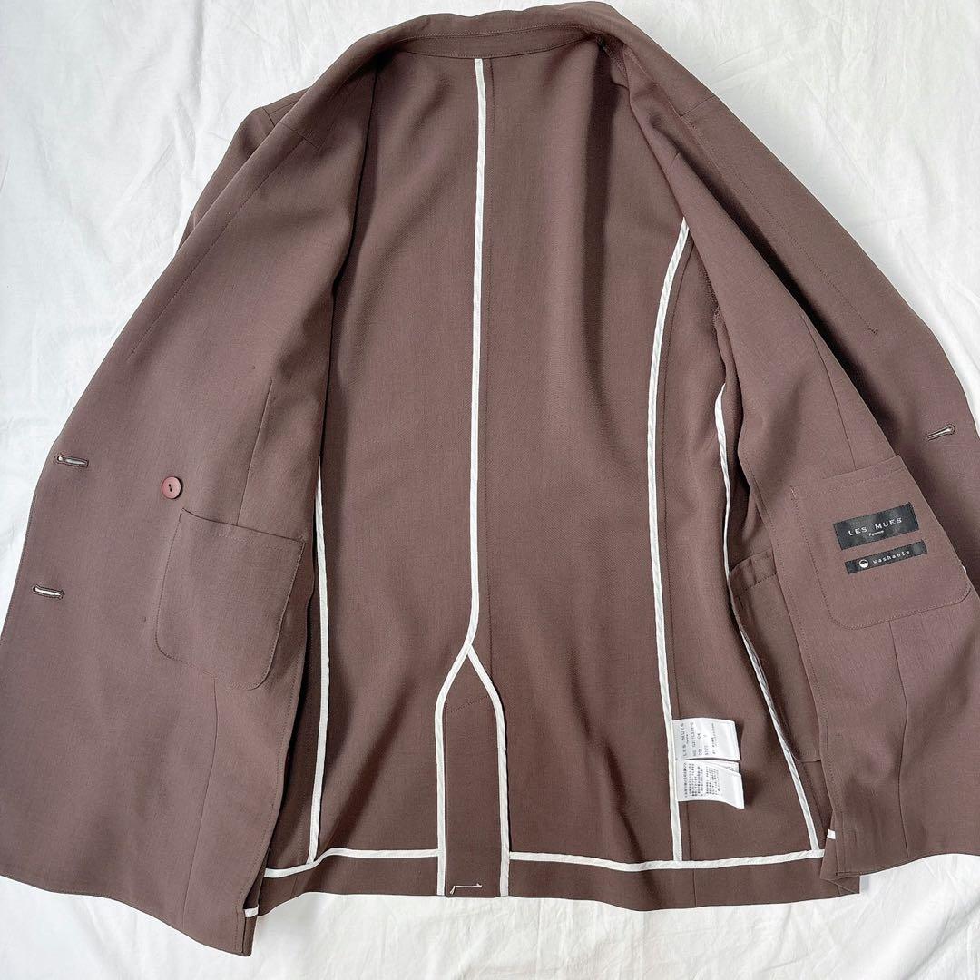 AOKI 2wayストレッチ トロピカルジャケット パンツ 茶 セットアップ 9