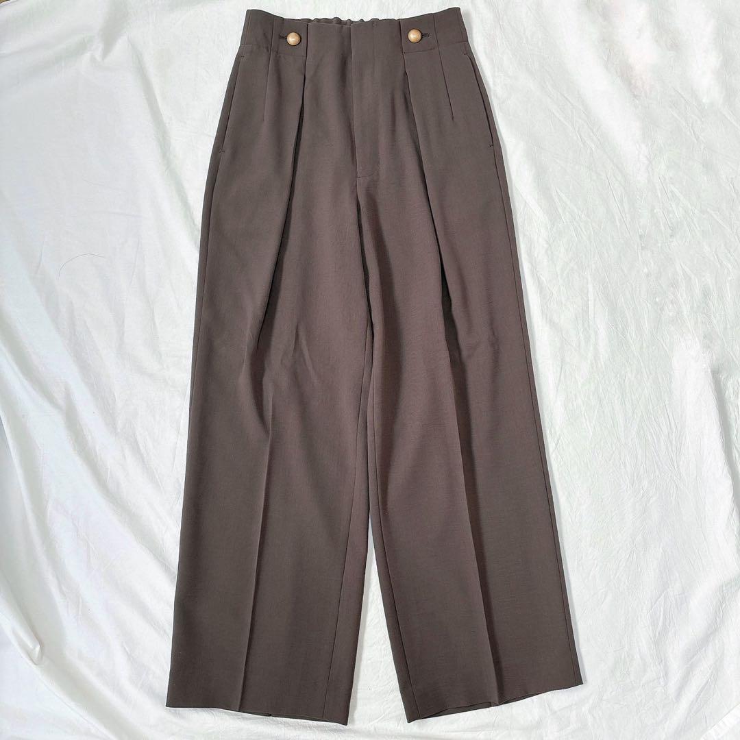 AOKI 2wayストレッチ トロピカルジャケット パンツ 茶 セットアップ 9