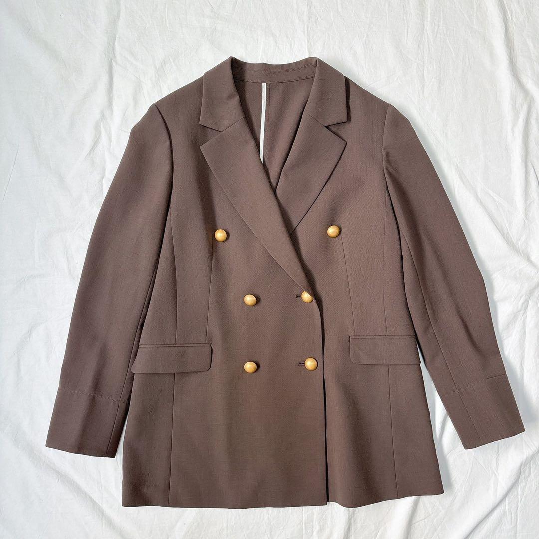 AOKI 2wayストレッチ トロピカルジャケット パンツ 茶 セットアップ 9