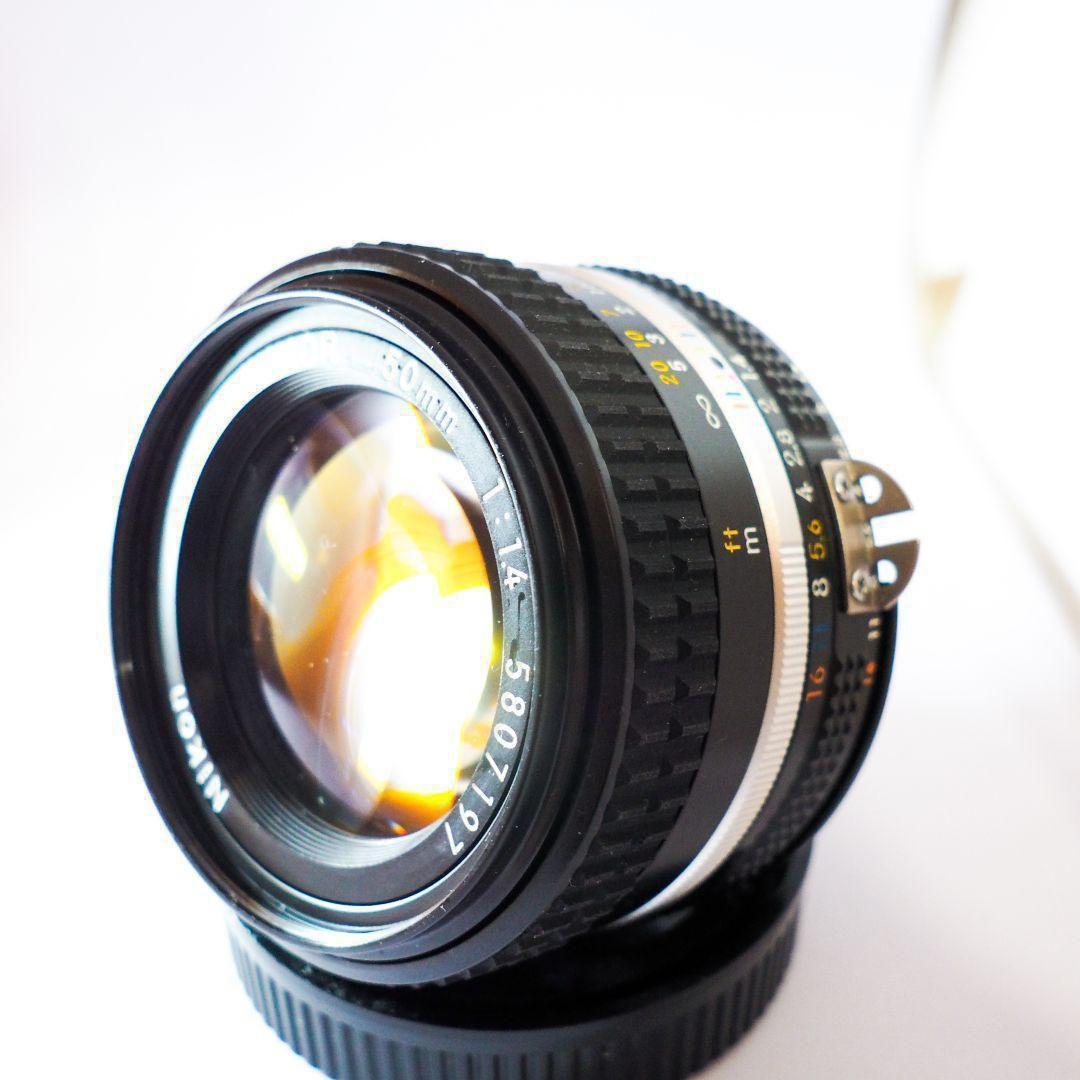 完動美品 試写有 Nikon ニコン Nikkor AI-S 50mm 1.4