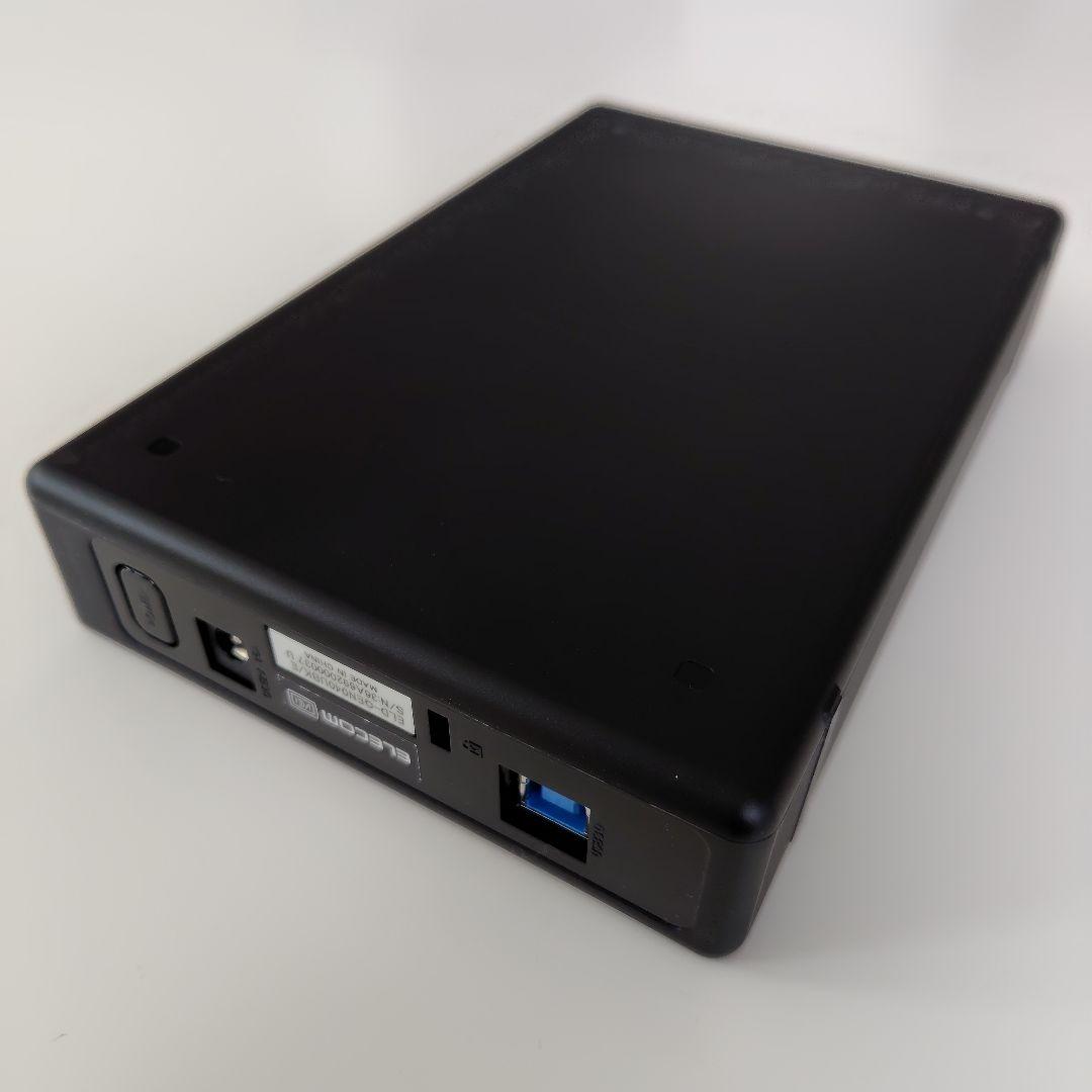 4TB SeeQVault対応外付けHDD エレコム ELD-QEN040UBK
