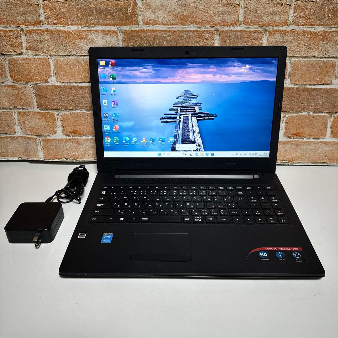 LENOVOノート PC Webカメラ　Windows 11 オフィス2024年