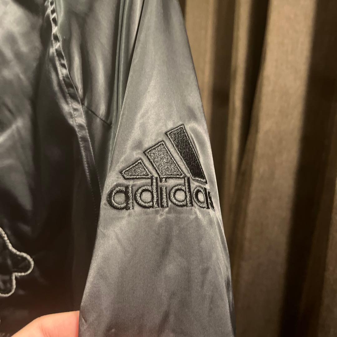 adidas ブラック スカジャン M