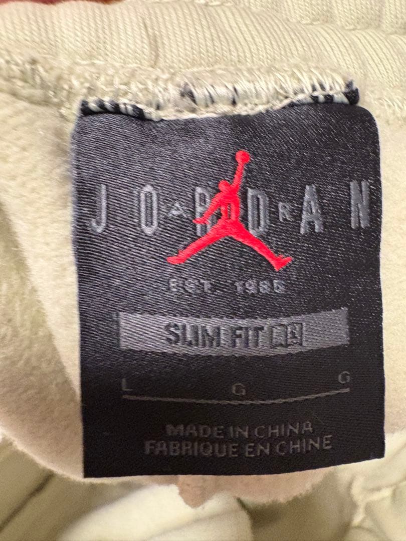 美品即完売NIKEジョーダンスウェットジャージ上下セットライム