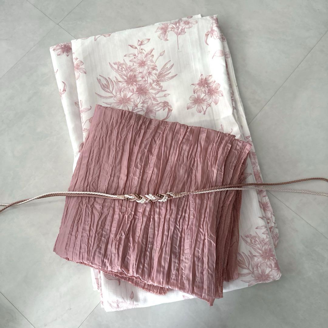 浴衣 (MISTREASS×sugarコラボ)浴衣、帯、飾り紐3点セット