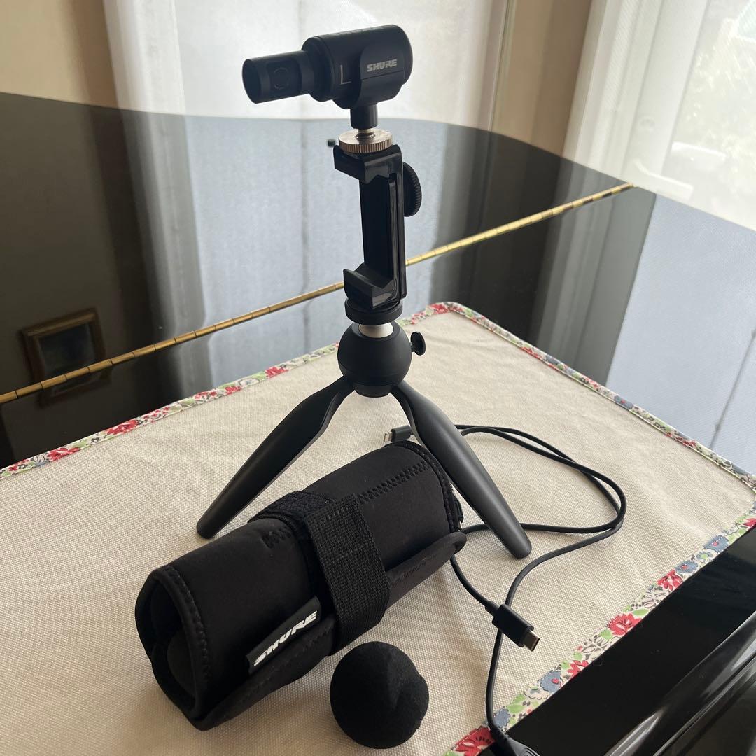 SHURE MV88+ シュア マイク 三脚
