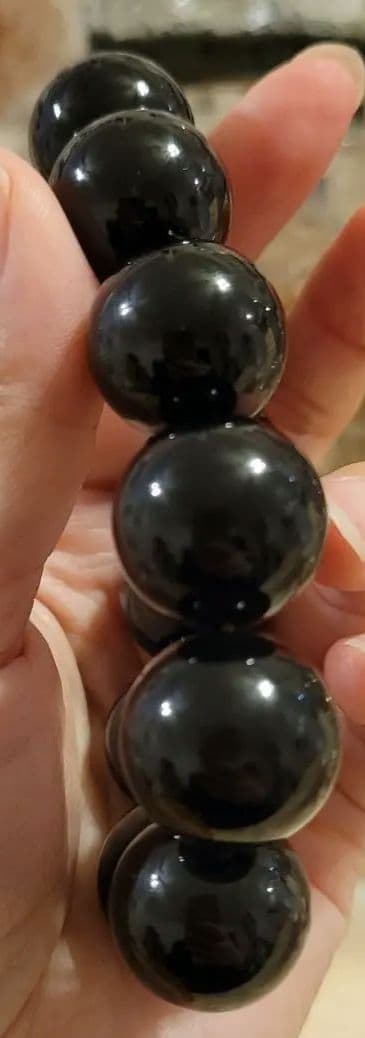 ！超絶レア大玉18㎜！最強0.1%以下確率モリオンルチルブレスレット