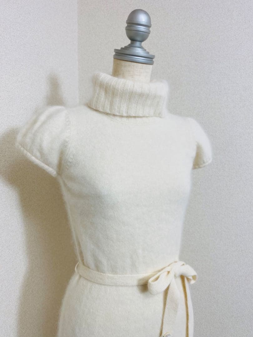 9398. BURBERRY BLUE LABEL アンゴラ混 ワンピース