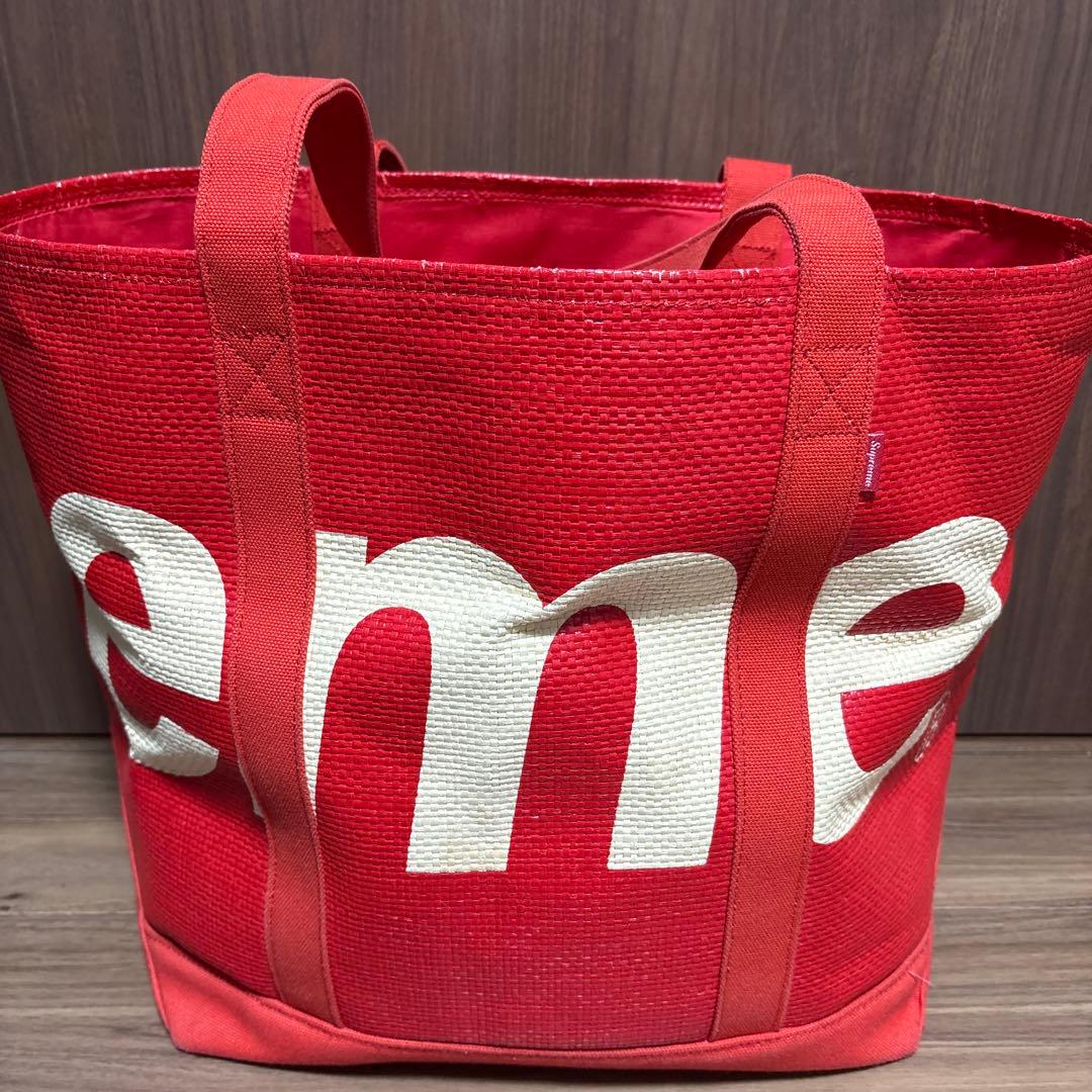 Supreme レッド トートバッグ
