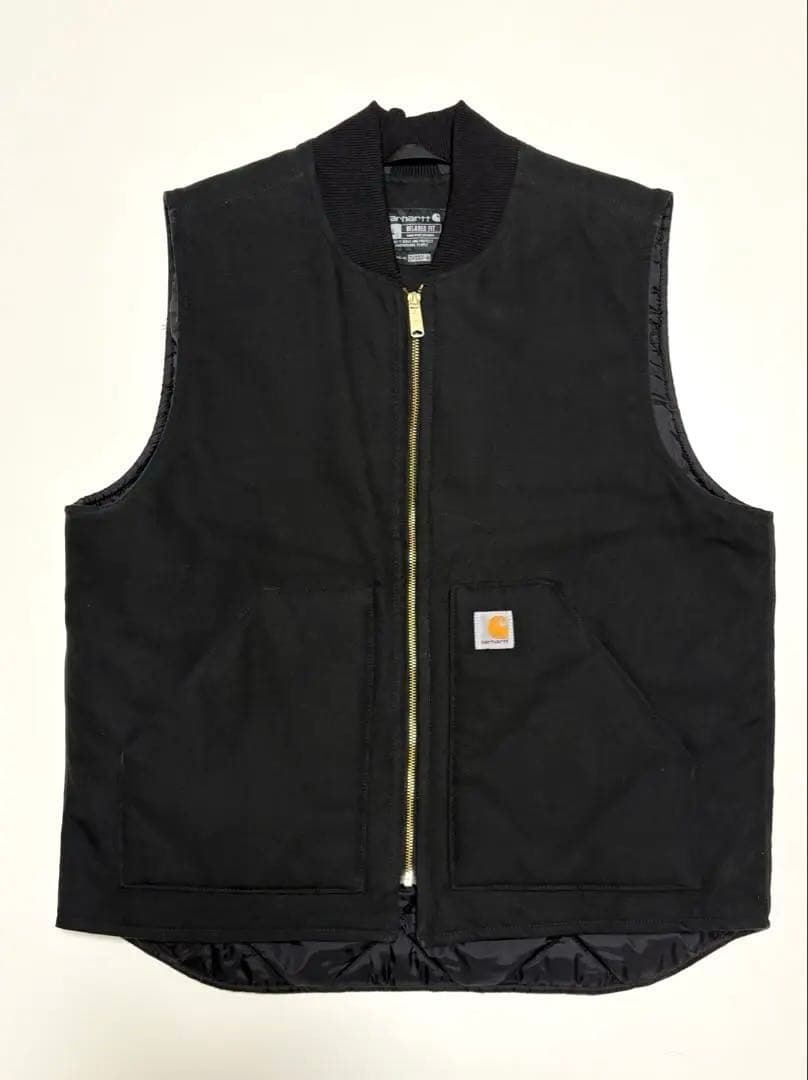 Carhartt カーハート キルティングライナー ワークベスト 黒 L