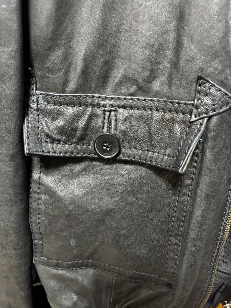 john galliano ジョンガリアーノ レザー ジャケット 正規品