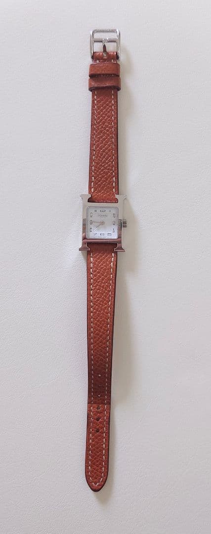 なっちゃんHERMES ブラウンレザー 時計 専用ボックス付き