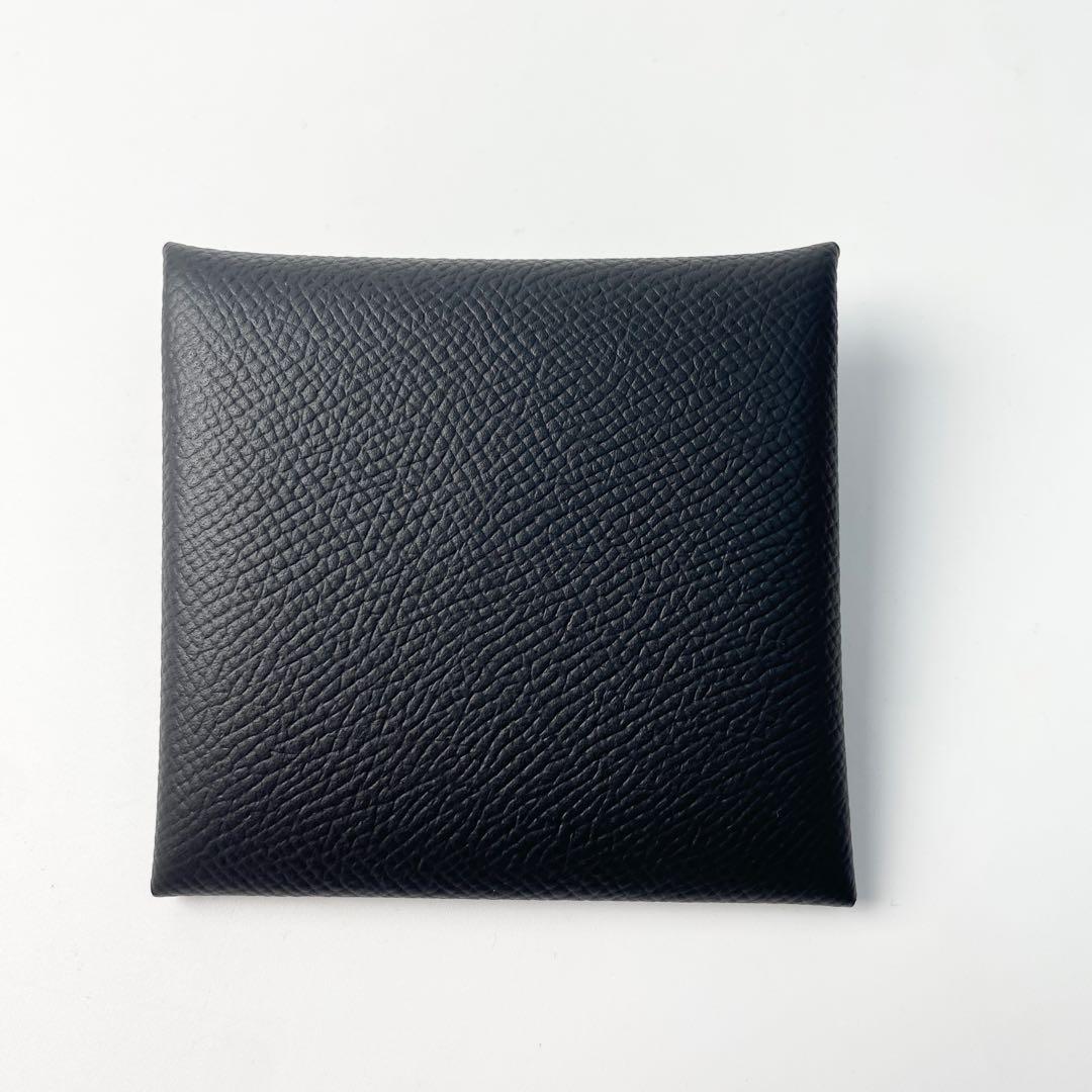 新品 エルメスHERMES バスティア 黒 エプソン ケース B刻印.