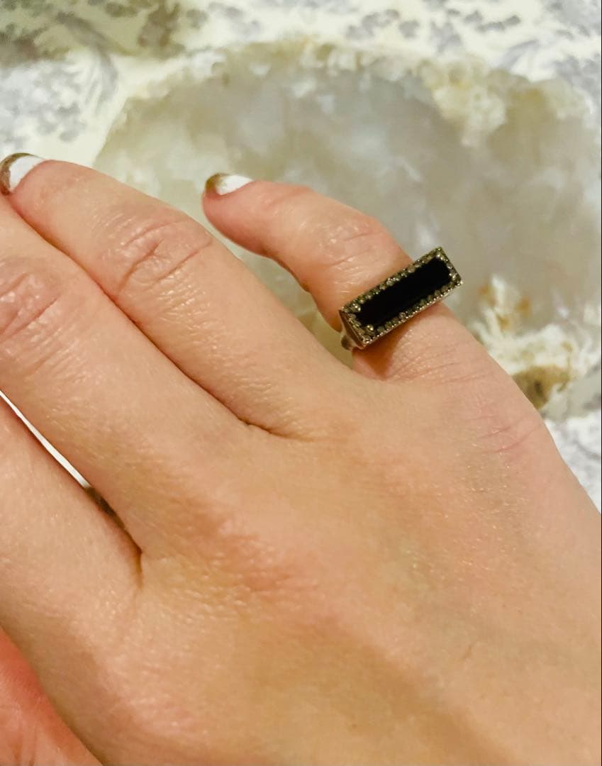 アドリンヒュー　オニキス　ピンキーリング　3号