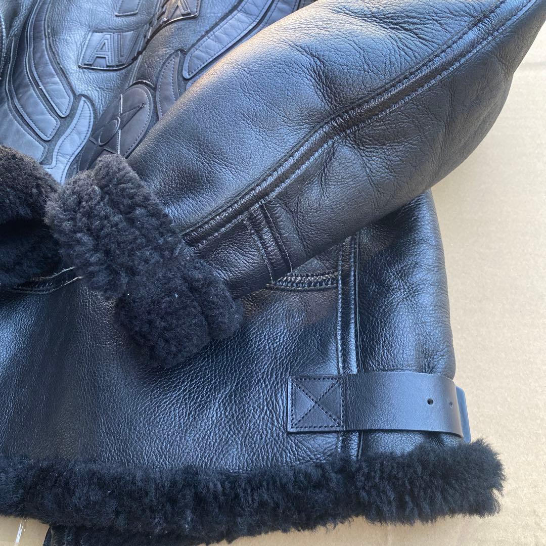 AVIREX レザージャケット L 黒Ｂ6 75周年アニバーサリー限定品美品絶版