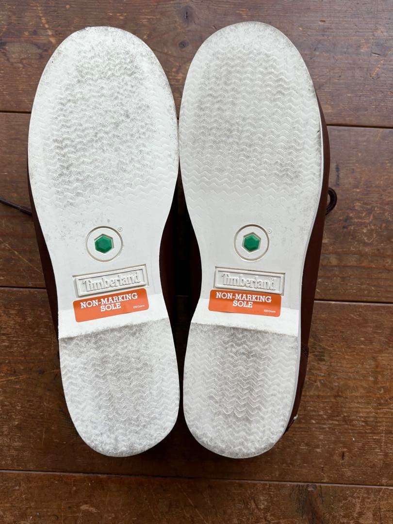 新品　試着のみ　Timberland ブラウン ローファー　デッキシューズ