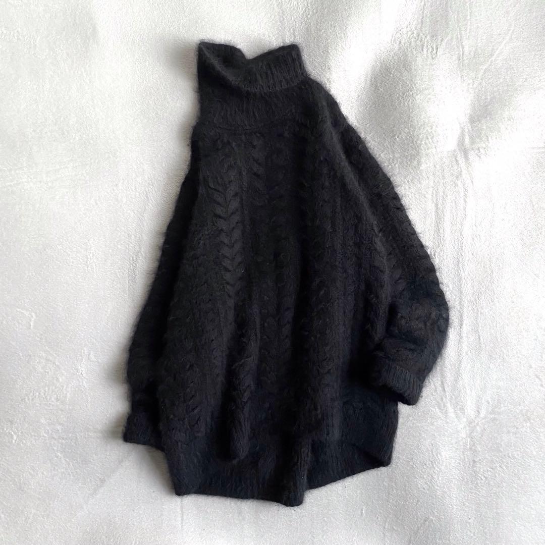 【ほぼ未使用✨】Deuxieme Classe ふわふわ　ケーブルシャギーニット