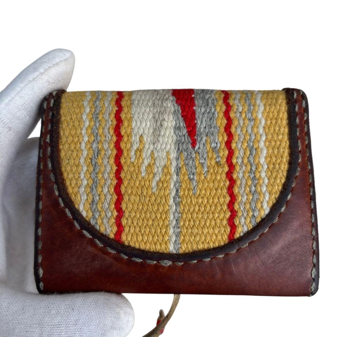 美品✨　配色◎ LUCKY JOHN ラッキージョン　ケース　カード　ラグ