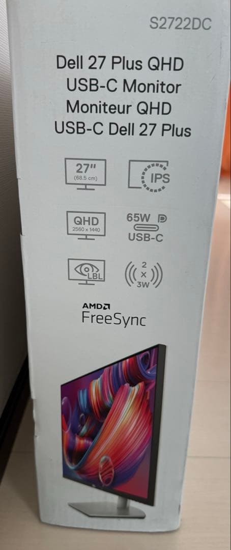Dell 27 Plus QHD USB-Cモニター S2722DC