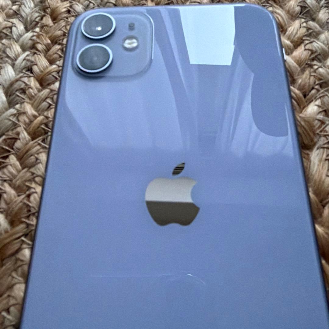 最終価格iPhone11 64GBパープルMWLX2J/A容量74%SIMフリー