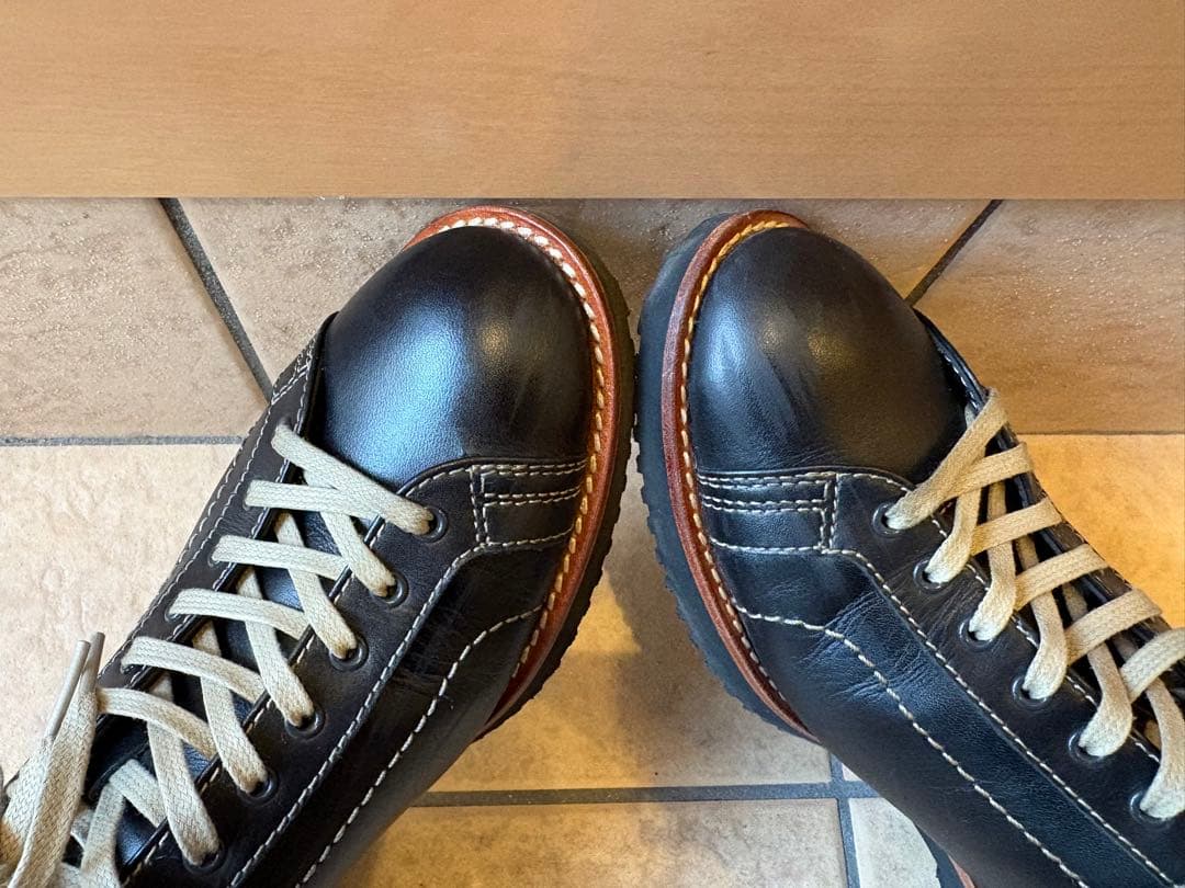 リーガル　レースアップレザー スニーカー　60EL 黒