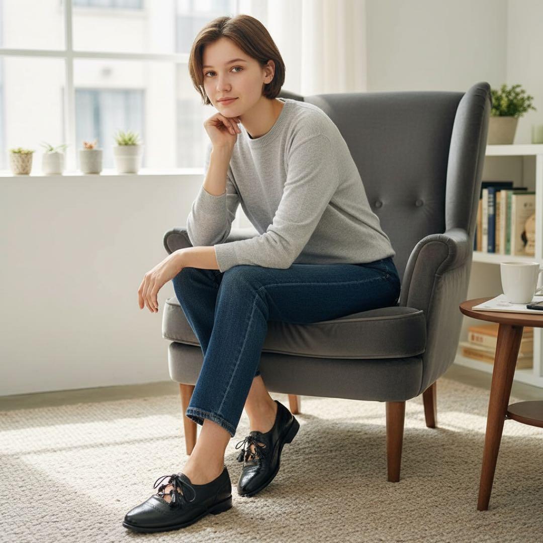 NEBULONIE ネブローニ DIDO レースアップ ウィングチップ