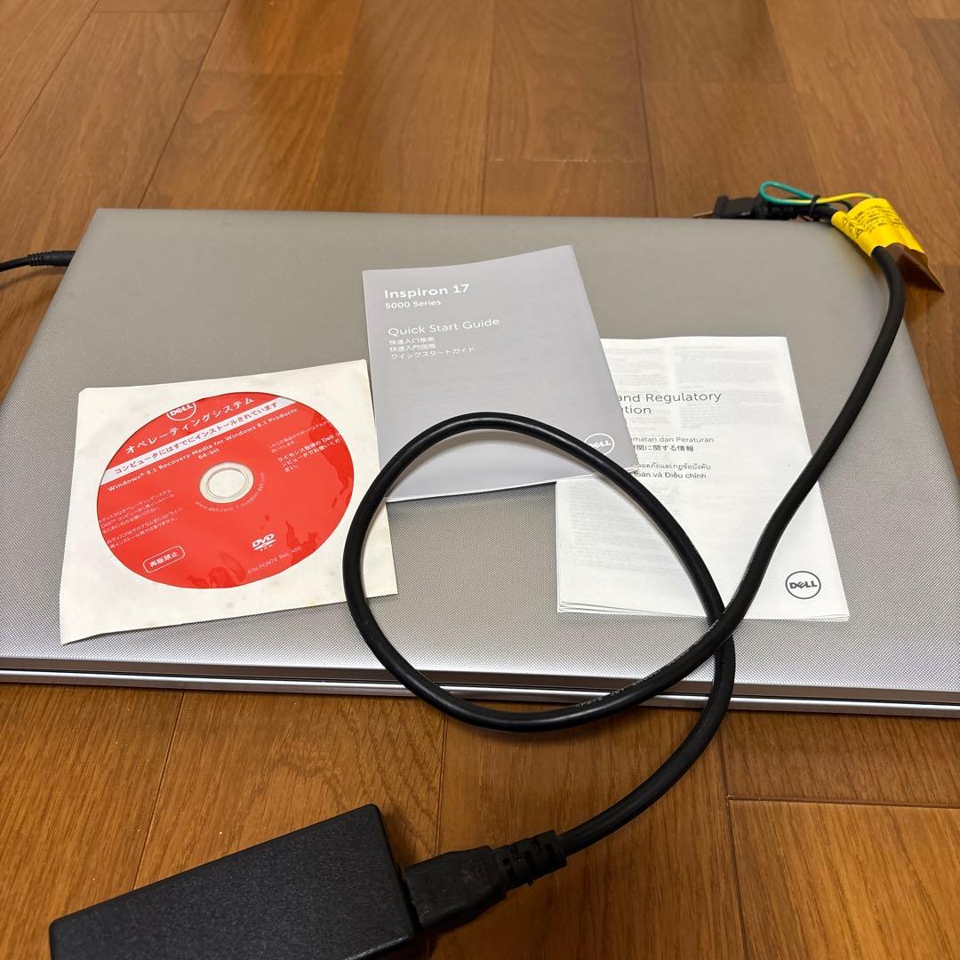 K*o様 Dell Inspiron 17 ノートPC シルバー　ジャンク扱い