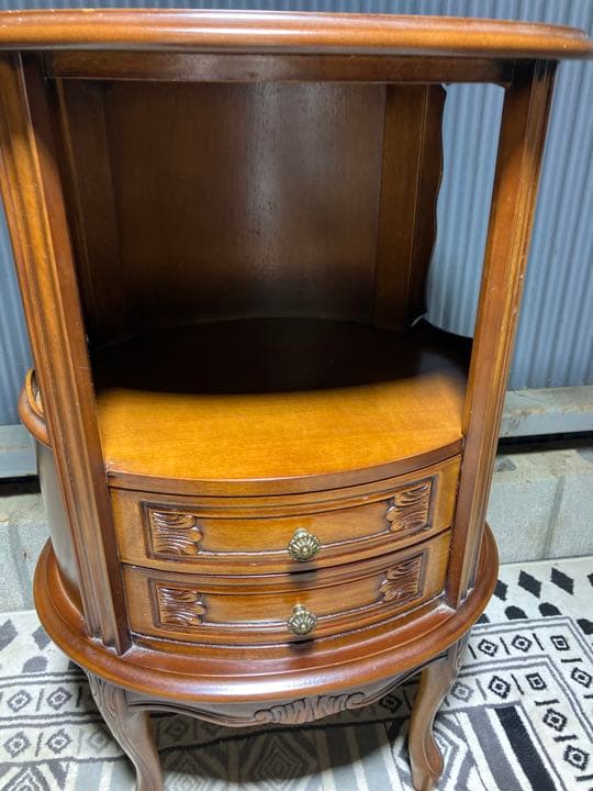 アンティークレトロ　電話、FAX台　中古品　美品