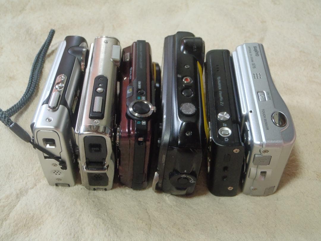 ⭕️ばら売り可♥️動作品 XP90など❤️６台セット❤️スマホ転送★乾電池式など