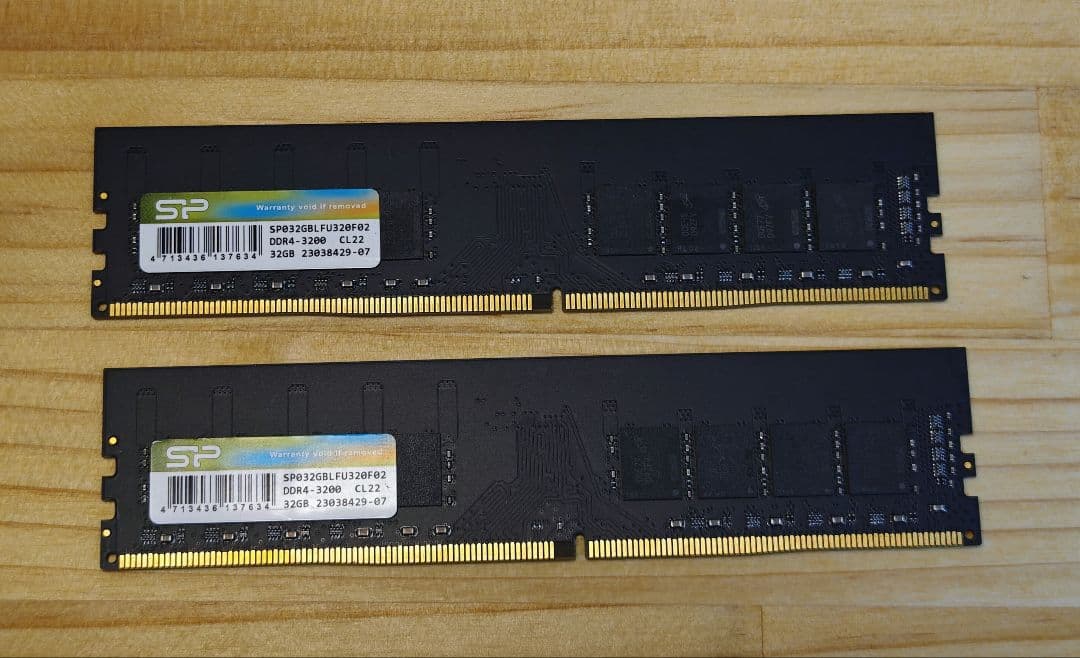 シリコンパワー DDR4 3200 32GB 2枚 64GB