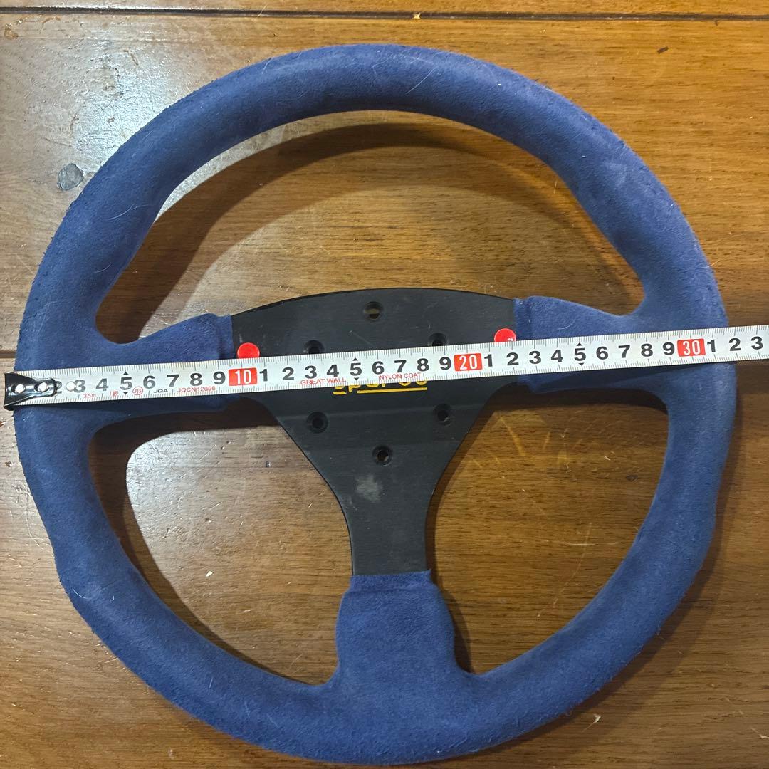 Sparco スエード ステアリング ネイビー
