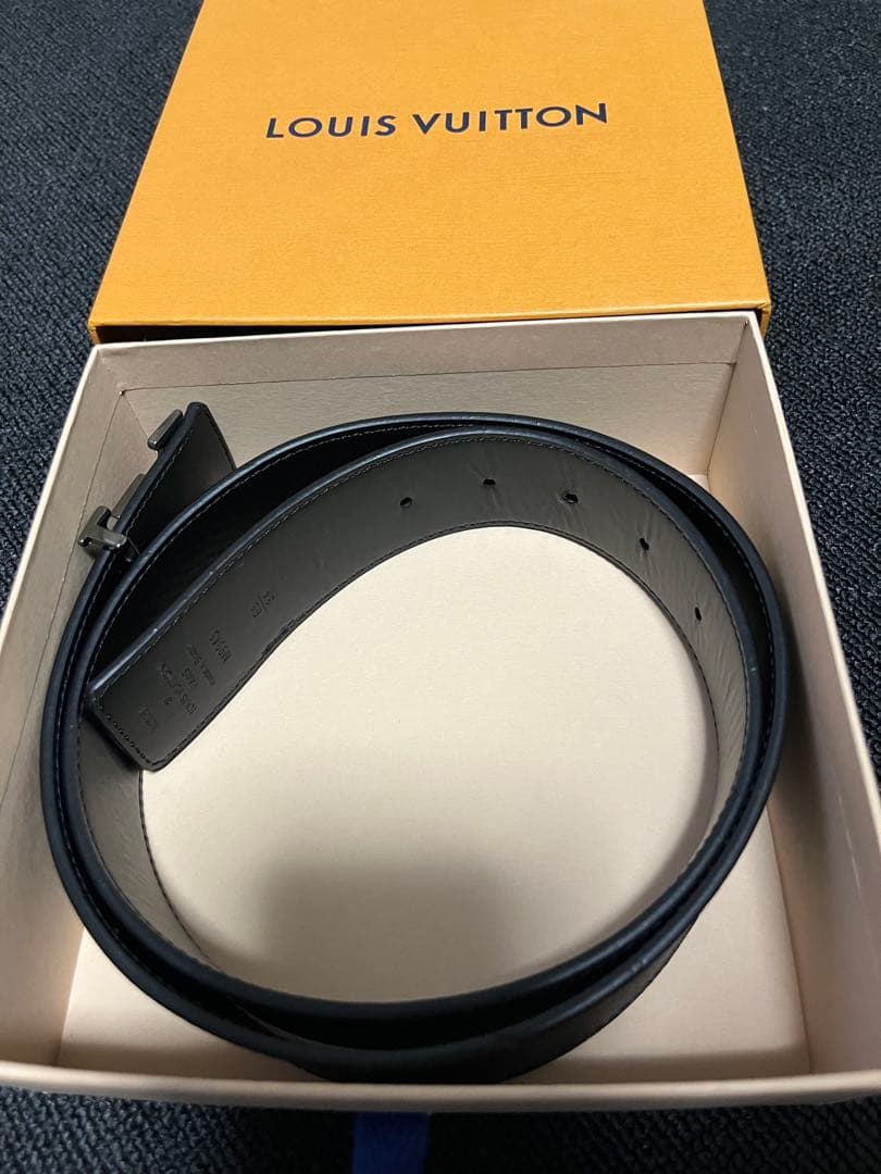 LOUIS VUITTON ブラック ベルト 85cm