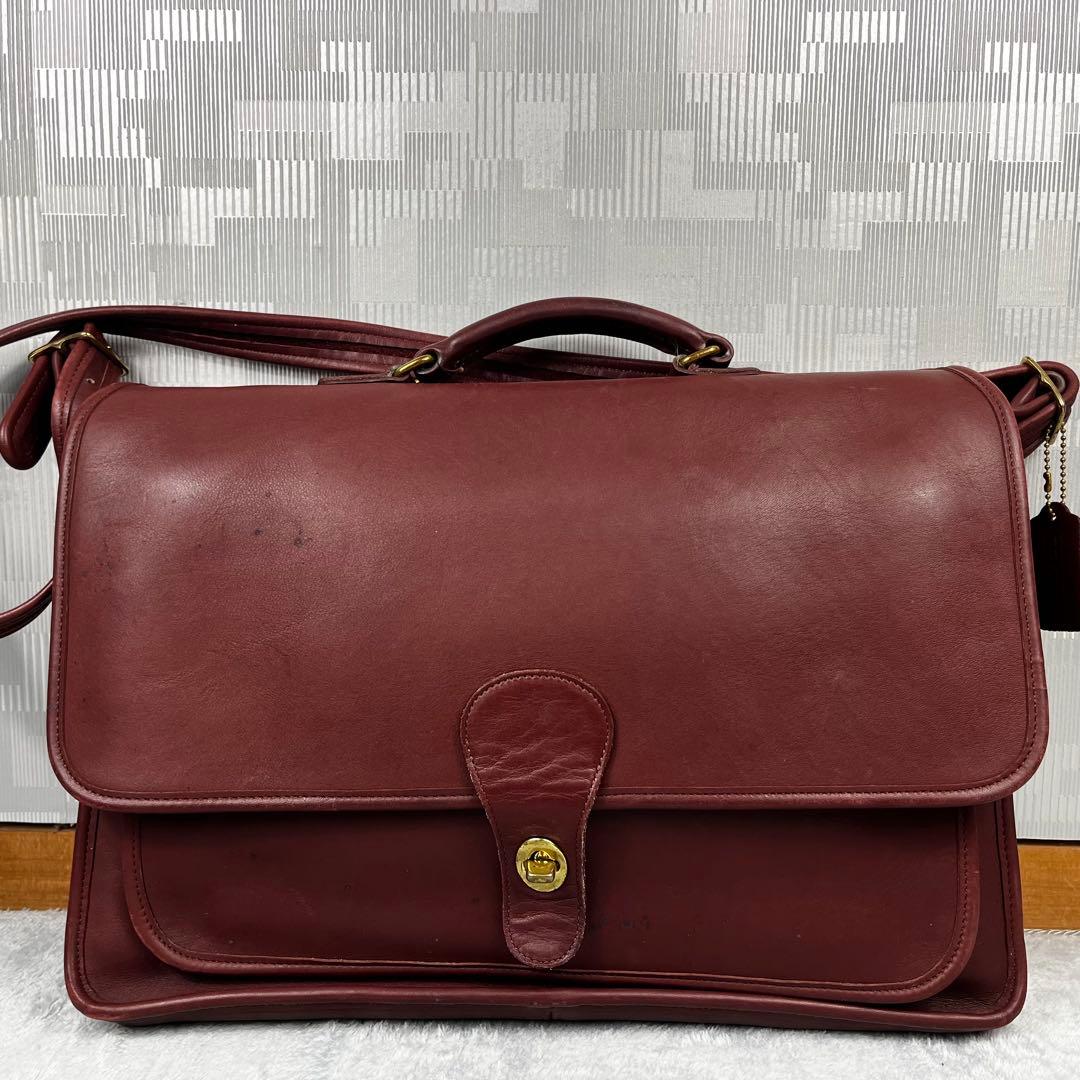 バッグ Old Coach Metropolitan Brief Bag Brown